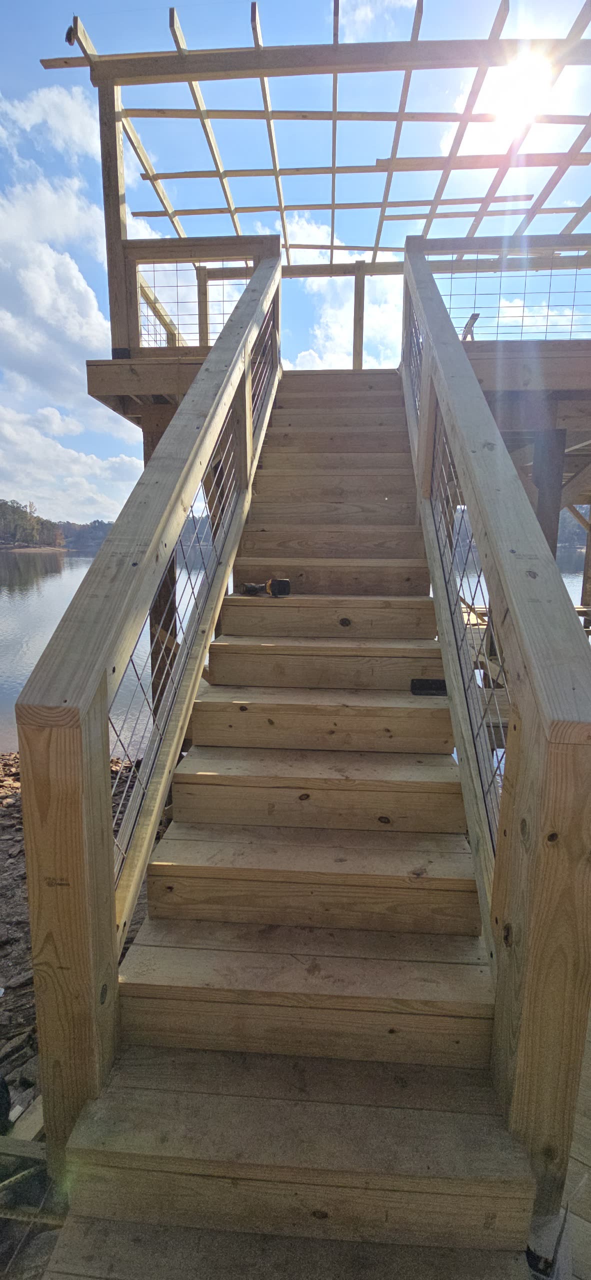Deck detail showing craftsmanship and finish
