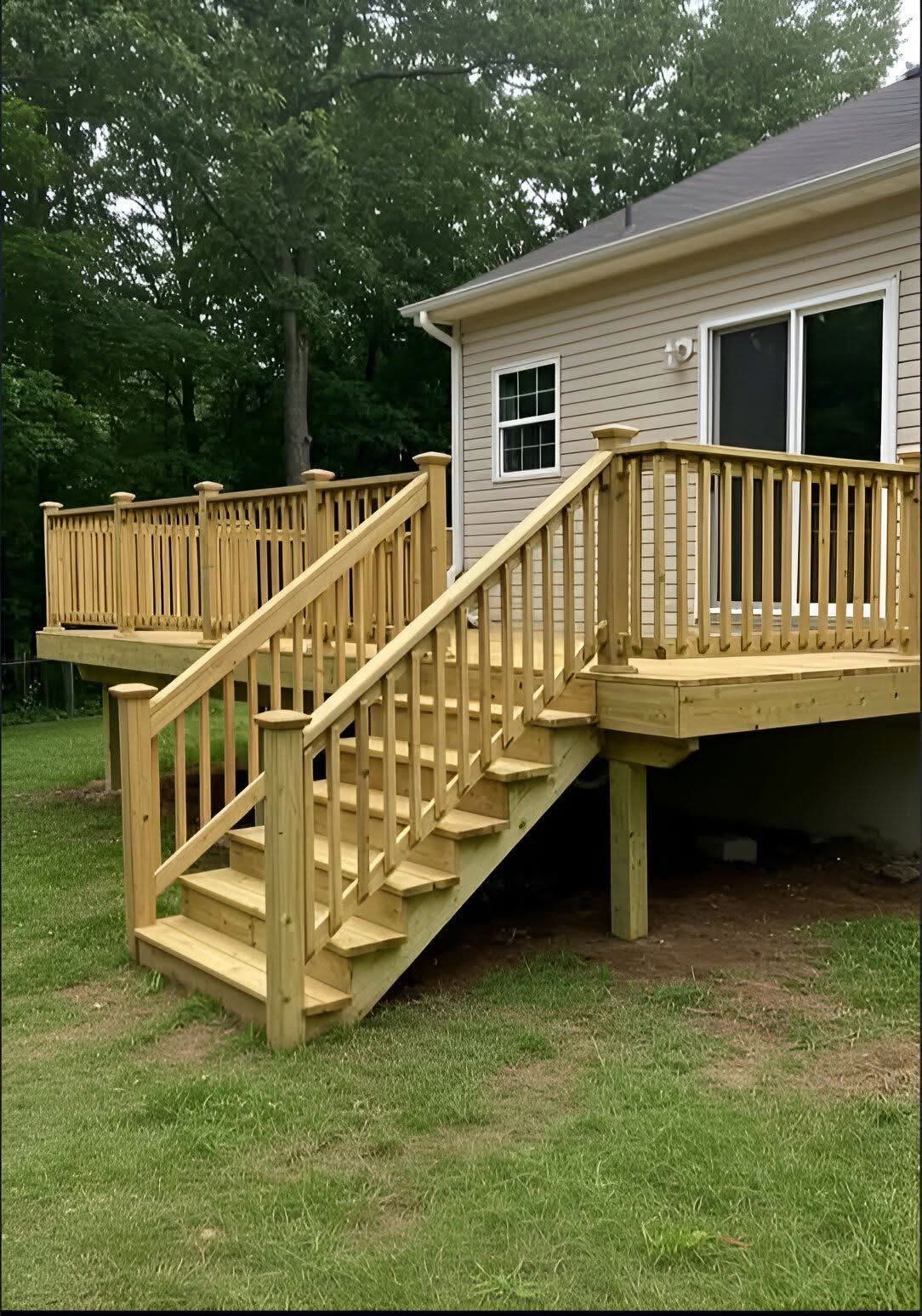 New deck build by Caballero C&L Remodeling